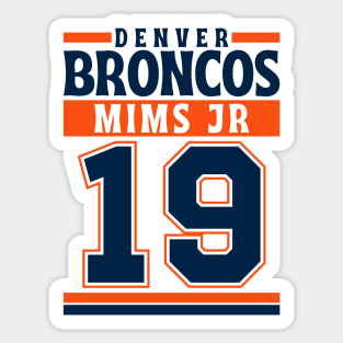 Denver Broncos Mims Jr 19 Edition 3 Sticker